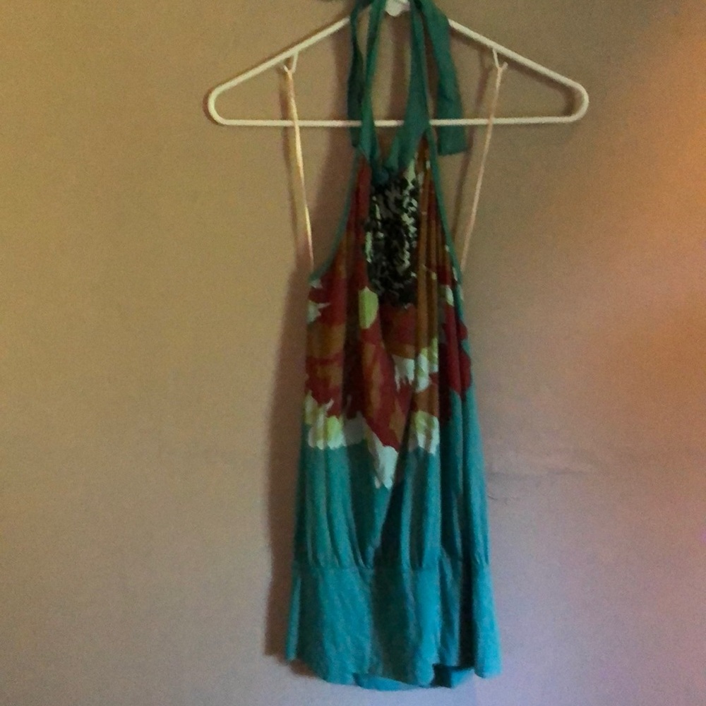 Fun turquoise halter - Picture 2 of 3